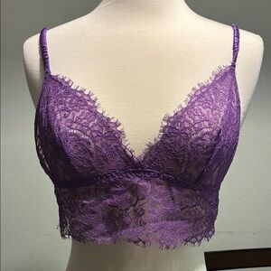Victoria's Secret Purple Lace Bralette